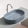 Раковина-чаша Ceramicanova Element 61 CN6048MHL Серо-голубая матовая фарфор накладная