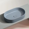 Раковина-чаша Ceramicanova Element 61 CN6048MHL Серо-голубая матовая фарфор накладная