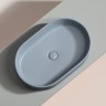 Раковина-чаша Ceramicanova Element 61 CN6048MHL Серо-голубая матовая фарфор накладная