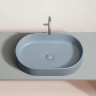 Раковина-чаша Ceramicanova Element 61 CN6048MHL Серо-голубая матовая фарфор накладная