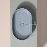 Раковина-чаша Ceramicanova Element 61 CN6048MHL Серо-голубая матовая фарфор накладная