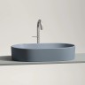 Раковина-чаша Ceramicanova Element 61 CN6048MHL Серо-голубая матовая фарфор накладная