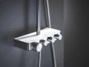 Душевая система Grohe SmartControl 26507LS0 с термостатом Белая луна латунь на стену
