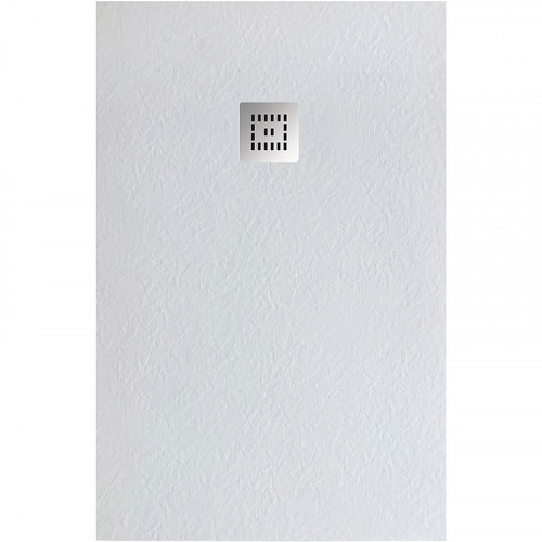 Душевой поддон из искусственного камня BelBagno Uno 120x80 TRAY-MR-UNO-AH-120/80-35-W-CR Белый