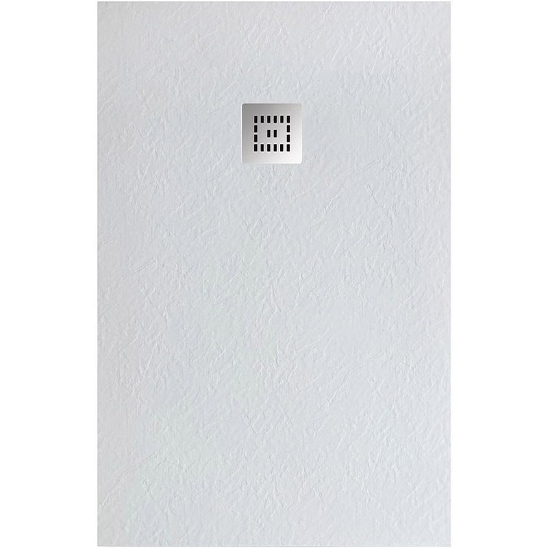 Душевой поддон из искусственного камня BelBagno Uno 120x80 TRAY-MR-UNO-AH-120/80-35-W-CR Белый