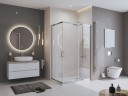 Душевой поддон из искусственного камня BelBagno Uno 120x80 TRAY-MR-UNO-AH-120/80-35-W-CR Белый