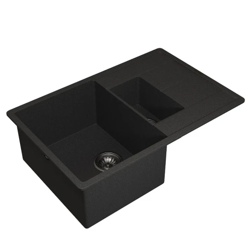 Кухонная мойка Uperwood Quartz Premium UPD-05-04 78 3910202119 цвет Черный матовый
