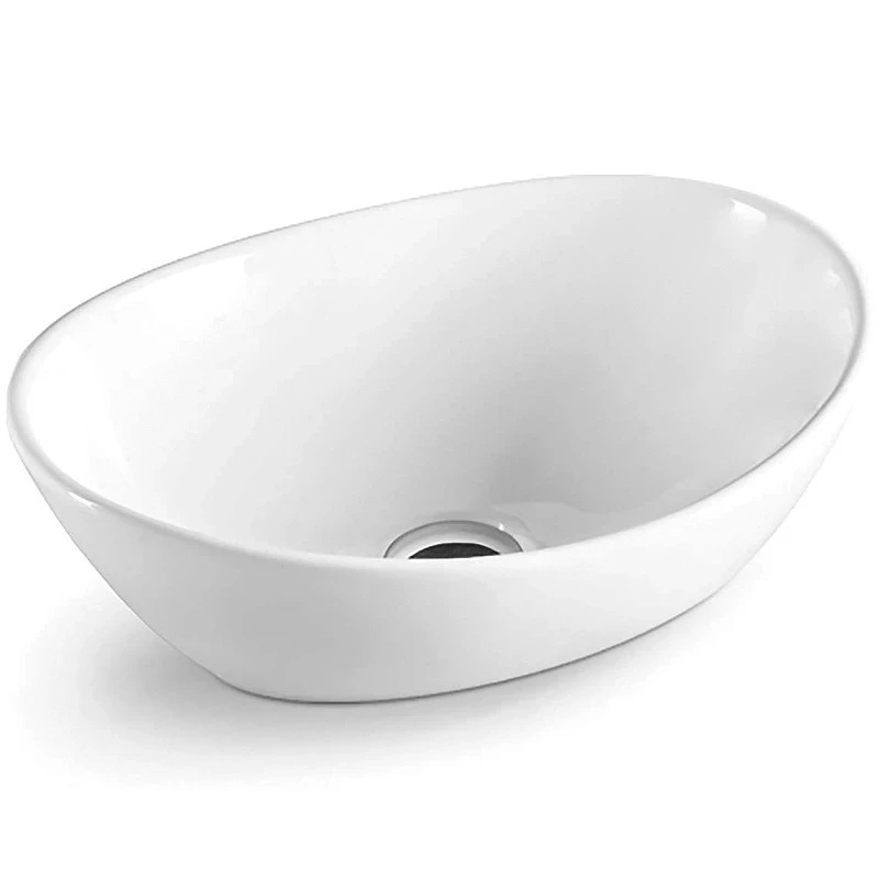 Раковина-чаша Ceramicanova Element 41 CN6016 Белая фарфор накладная