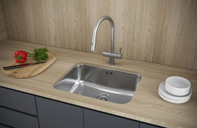 Кухонная мойка KUCHENSTERN RUND 50 49,5x44,5 651SS60 цвет Нержавеющая сталь