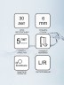 Душевая дверь Ravak Brilliant BSD2-100 A R 0UPAAA00Z1 профиль Хром стекло Transparent