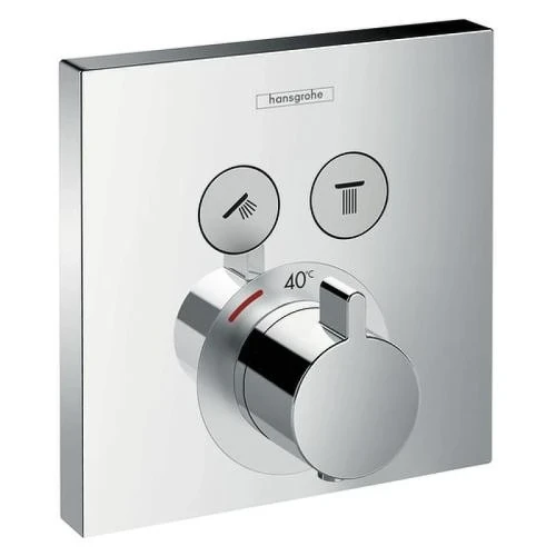 Смеситель для душа Hansgrohe ShowerSelect 15763000S с термостатом цвет Хром