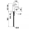 Смеситель для раковины Laufen Val HF901702100000 цвет Хром