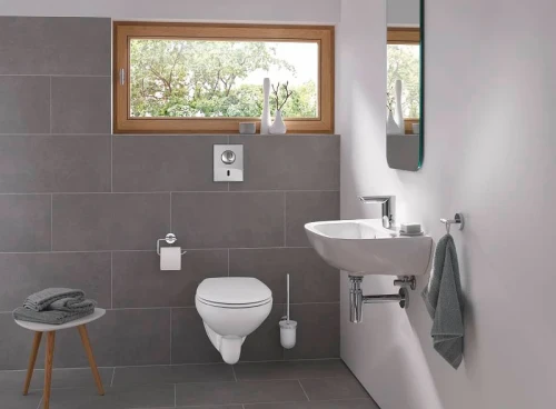 Смеситель для раковины Grohe BauCosmopolitan E 36451000 Хром латунь