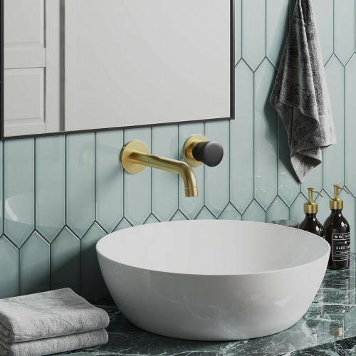 Смеситель для раковины Paini Domus 18PJ208PZ Золото матовое