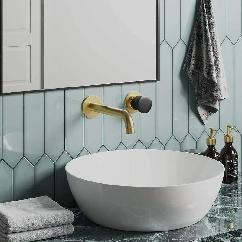 Смеситель для раковины Paini Domus 18PJ208PZ Золото матовое