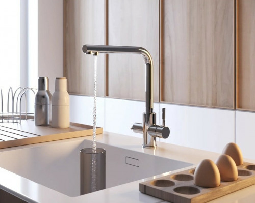 Смеситель для кухни Paini Norda NRPW6433VEB90 Сталь