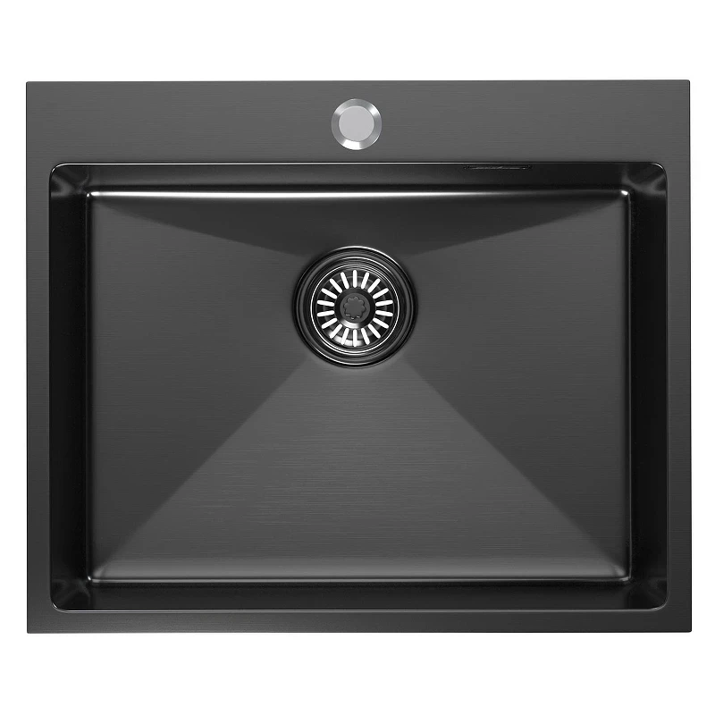 Кухонная мойка Mixline Pro 60 555134 цвет Черный графит