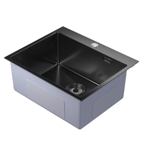 Кухонная мойка Mixline Pro 60 555134 цвет Черный графит