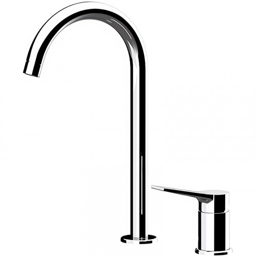 Смеситель для раковины Remer Slash SL57L Хром латунь