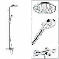Душевая система Hansgrohe Crometta S 27320000 с термостатом Хром латунь на стену