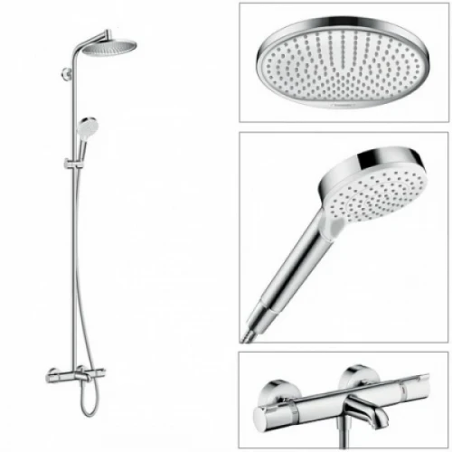 Душевая система Hansgrohe Crometta S 27320000 с термостатом Хром латунь на стену
