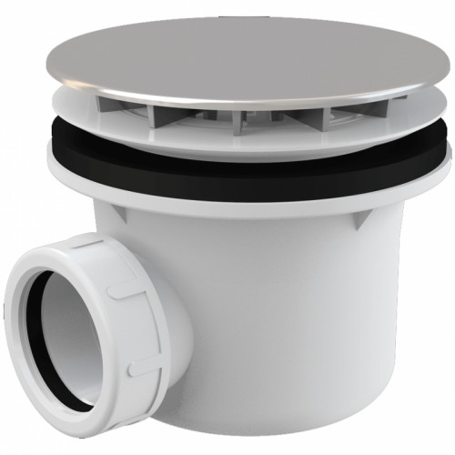 Сифон для душевого поддона Alcaplast A49CR Хром