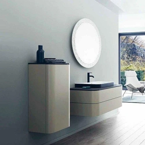 Тумба под раковину Duravit Happy D.2 Plus 130 HP497209292 подвесная цвет Каменно-серый матовый