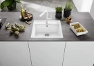 Кухонная мойка Blanco Dalago 5 518524 Белая искусственный камень (литьевой мрамор) встраиваемый