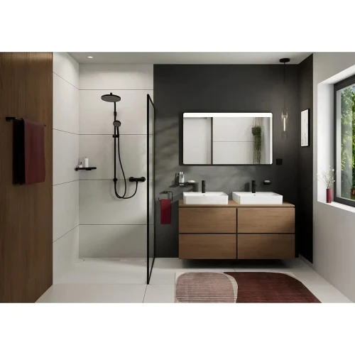 Душевая система Hansgrohe Activera S 28074670 цвет Черный матовый