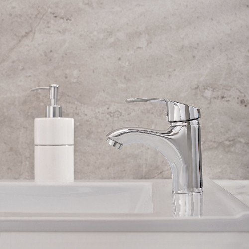 Смеситель для раковины Ростовская Мануфактура Сантехники SL85-001F Хром