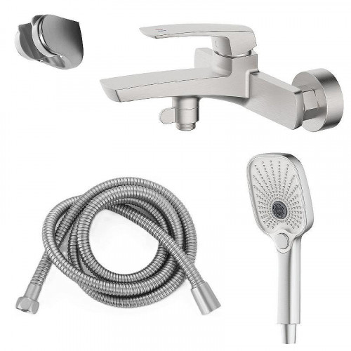 Смеситель для ванны Azario Conda AZ-K3011BN цвет Сатин