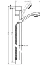 Душевой гарнитур Hansgrohe Crometta 27651000 цвет Хром