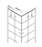 Душевой уголок New Trendy New Soleo Black 90х80 D-0289A/D-0288A профиль Черный стекло прозрачное
