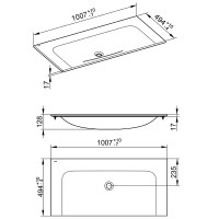 Раковина Keuco Plan 100 32970 311001 Белая