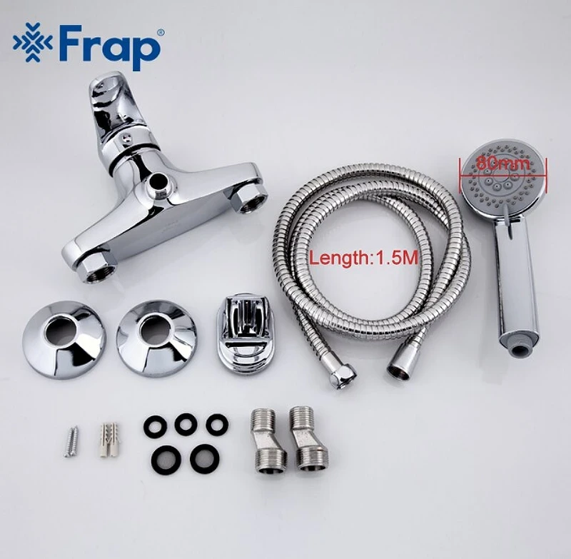 Смеситель для душа Frap H01 F2001 Хром латунь на стену