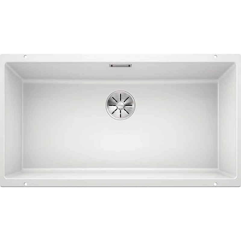 Кухонная мойка Blanco Subline 800-U 523145 Белая искусственный камень (литьевой мрамор) встраиваемый