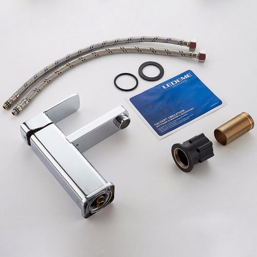 Смеситель для раковины Ledeme H33 1033L Хром