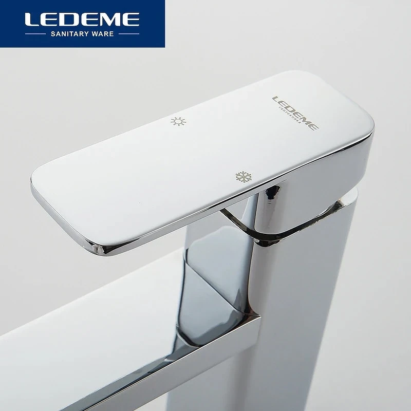 Смеситель для раковины Ledeme H33 1033L Хром