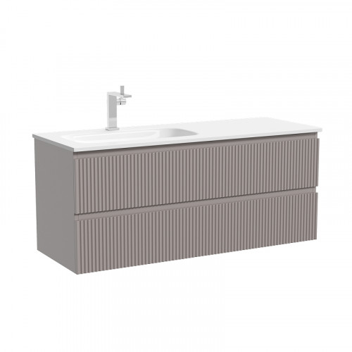 Тумба под раковину Sancos Snob R 119,5 SNR120LSM подвесная цвет Doha Soft