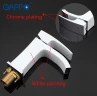 Смеситель для раковины Gappo G07 G1007-8 Белый Хром латунь
