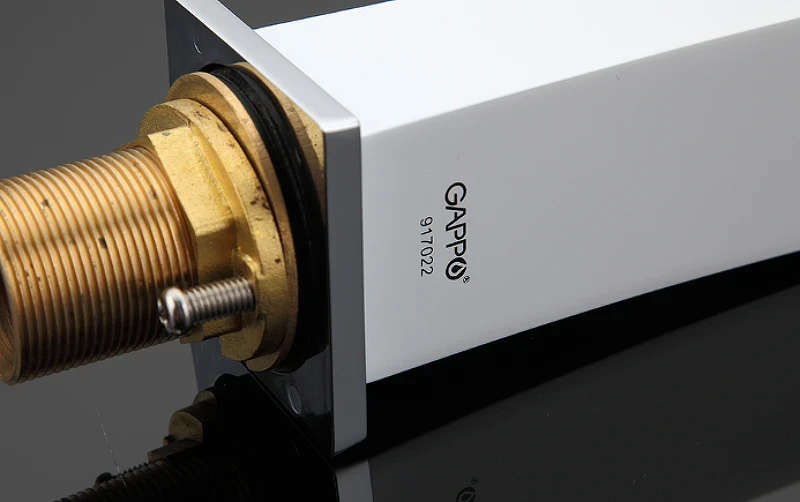 Смеситель для раковины Gappo G07 G1007-8 Белый Хром латунь