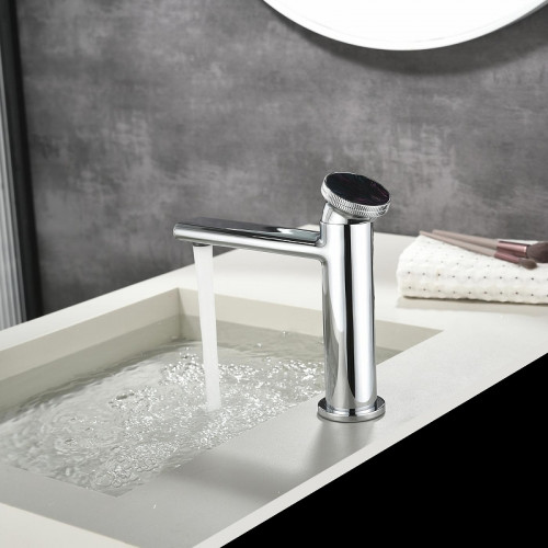 Смеситель для раковины Black&amp;White Gravity GF-7107-С 7107C цвет Хром