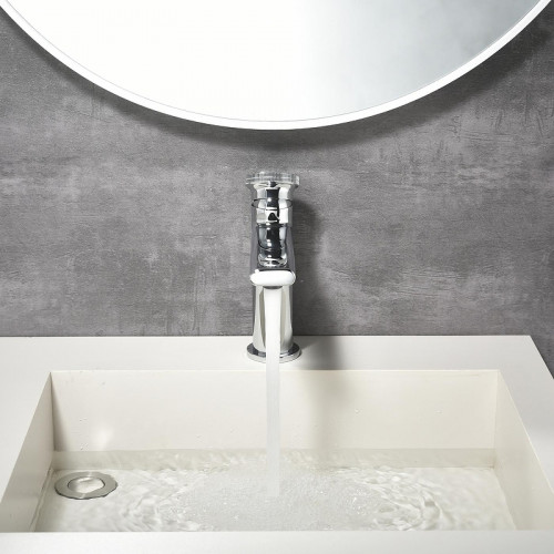 Смеситель для раковины Black&amp;White Gravity GF-7107-С 7107C цвет Хром