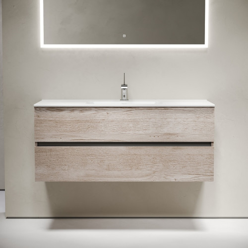 Тумба под раковину Sancos Urban 120 UR120-1EG подвесная Дуб Галифакс натуральный МДФ / ЛДСП