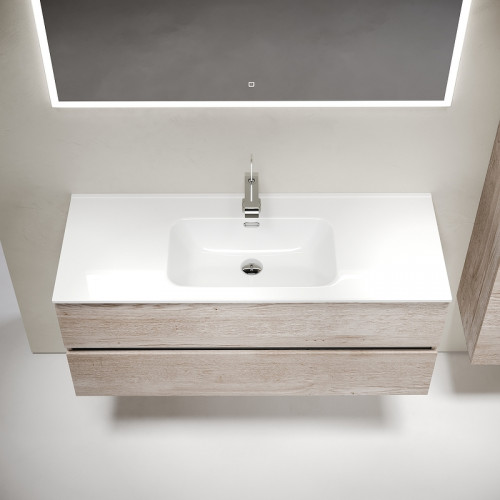 Тумба под раковину Sancos Urban 120 UR120-1EG подвесная Дуб Галифакс натуральный МДФ / ЛДСП