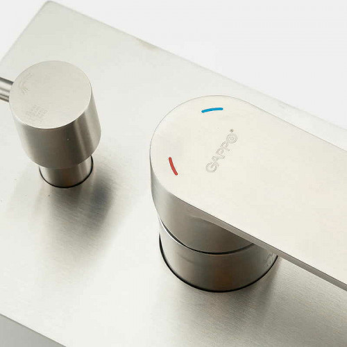 Душевая система Gappo G7199-20 Сатин нержавеющая сталь встраиваемый