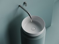 Раковина-чаша Ceramicanova Element 36 CN6073MW Белая матовая фарфор накладная