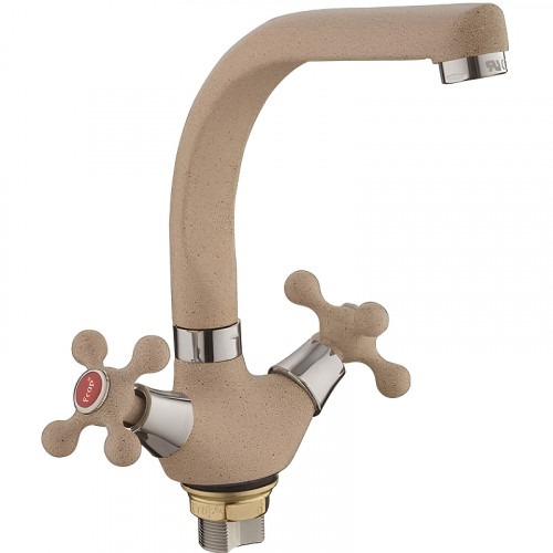Смеситель для кухни Frap H5408 F5408-21 Бежевый