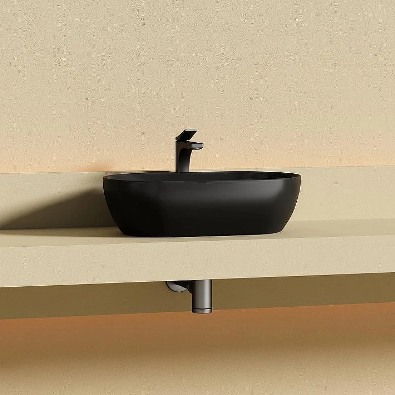Раковина-чаша Ceramicanova Twist CN12001MB Черная матовая
