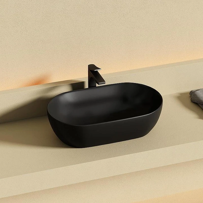 Раковина-чаша Ceramicanova Twist CN12001MB Черная матовая